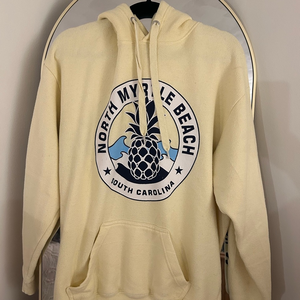 LAST CHANCE Yellow North Myrtle Beach Hoodie